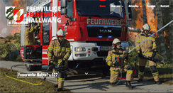 Desktop Screenshot of feuerwehr-hallwang.at